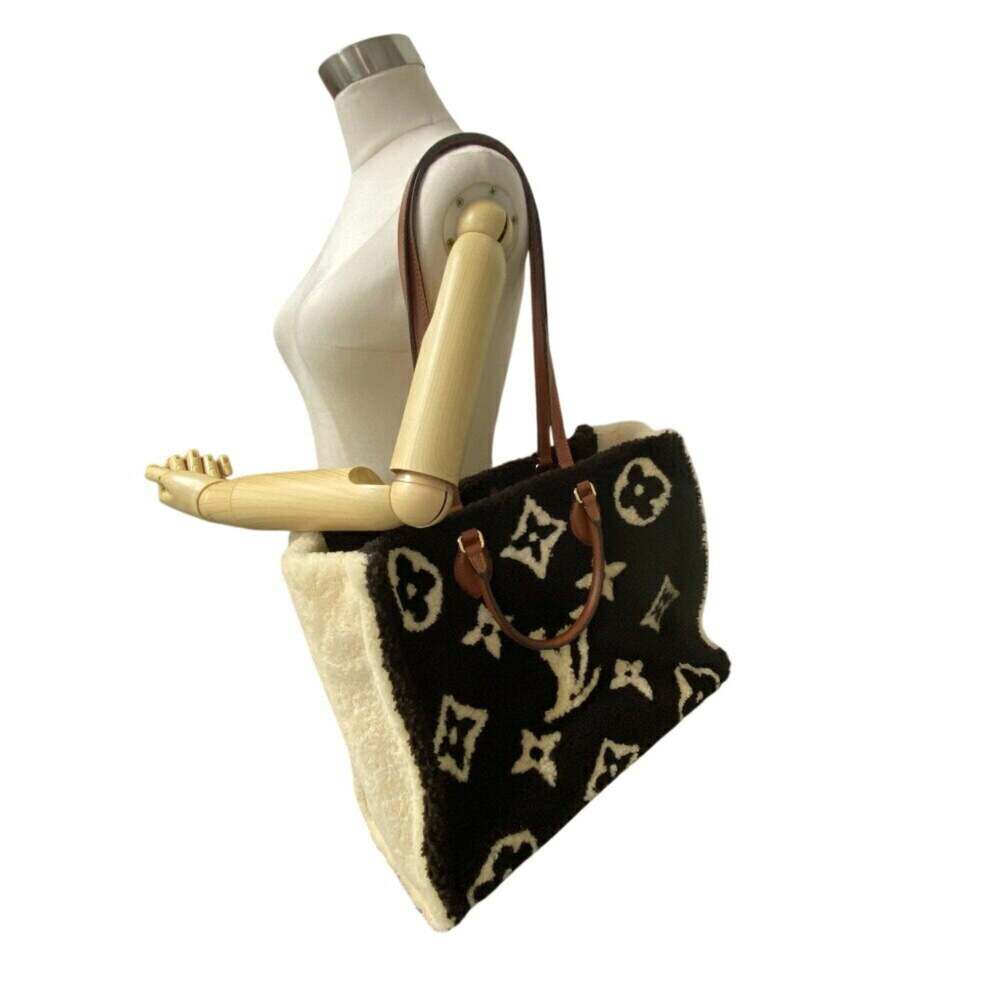 LOUIS VUITTON M55420 On the Go GM Monogram Teddy Handbag High Women's Brown - Picture 13 of 16
